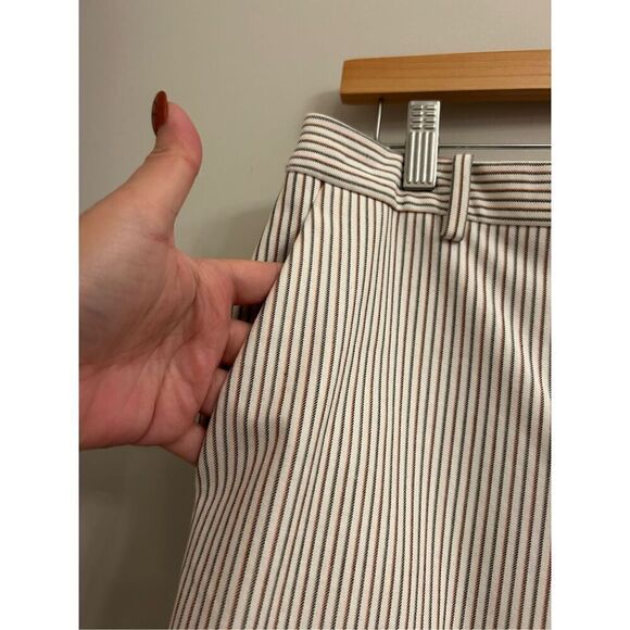 NWT Theory Treeca multi color stripe ankle pants size 6 - Picture 8 of 9